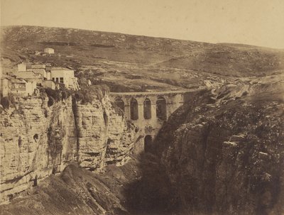 Elcantara-Brücke, Constantine, Algerien von John Beasly Greene